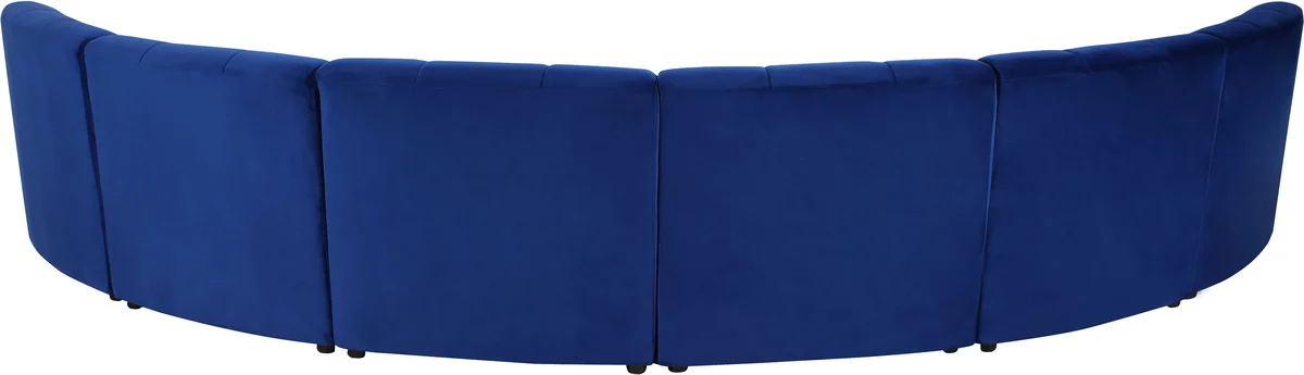 Limitless - 6 Piece Modular Sectional - Navy