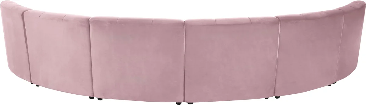 Limitless - 6 Piece Modular Sectional - Pink