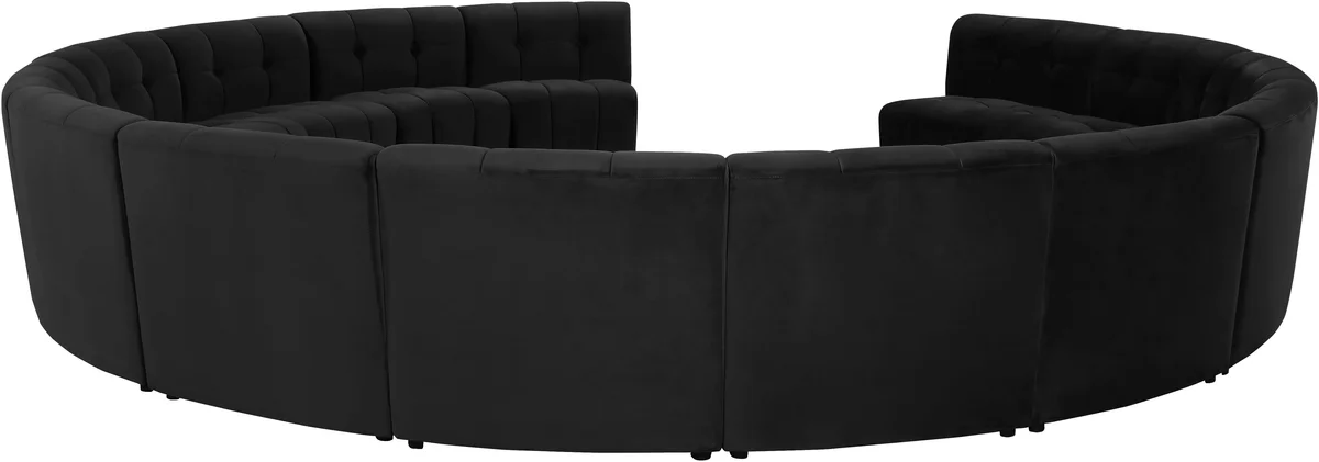 Limitless - 14 Piece Modular Sectional - Black