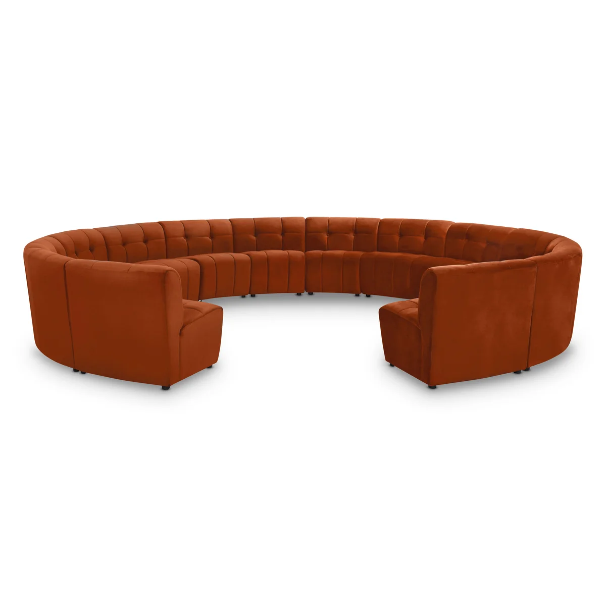 Limitless - 14 Piece Modular Sectional - Cognac