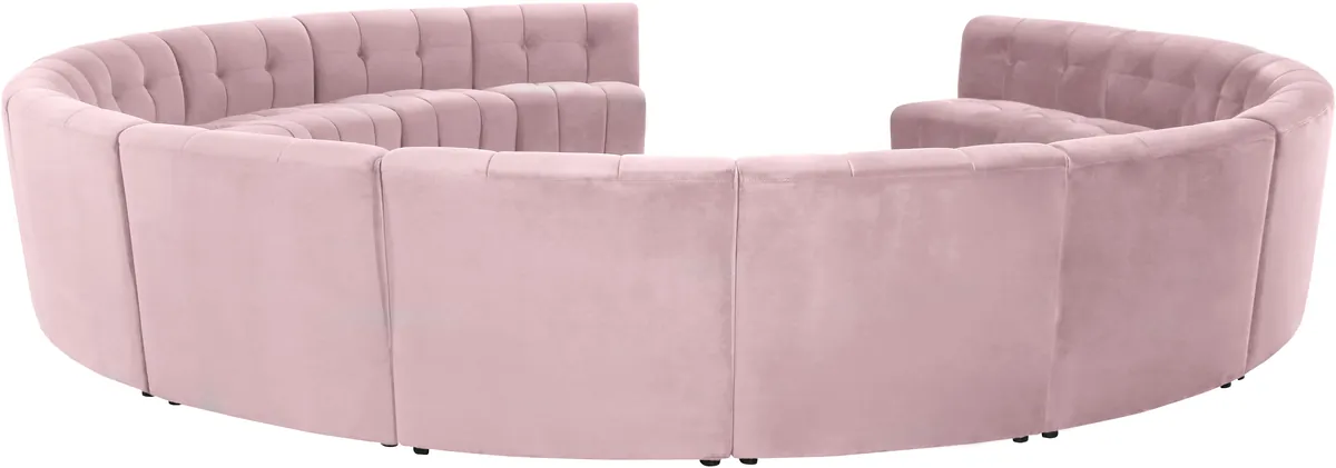 Limitless - 14 Piece Modular Sectional - Pink