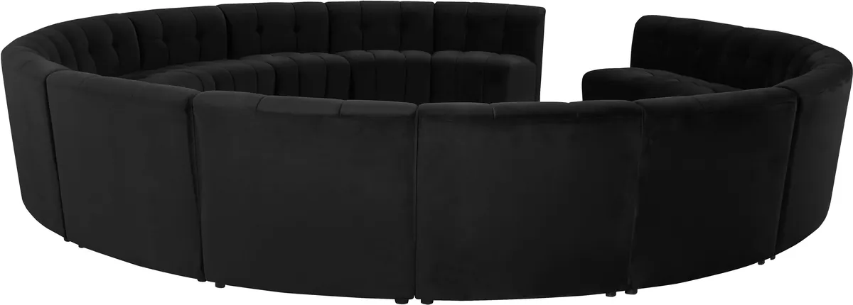 Limitless - 15 Piece Modular Sectional - Black