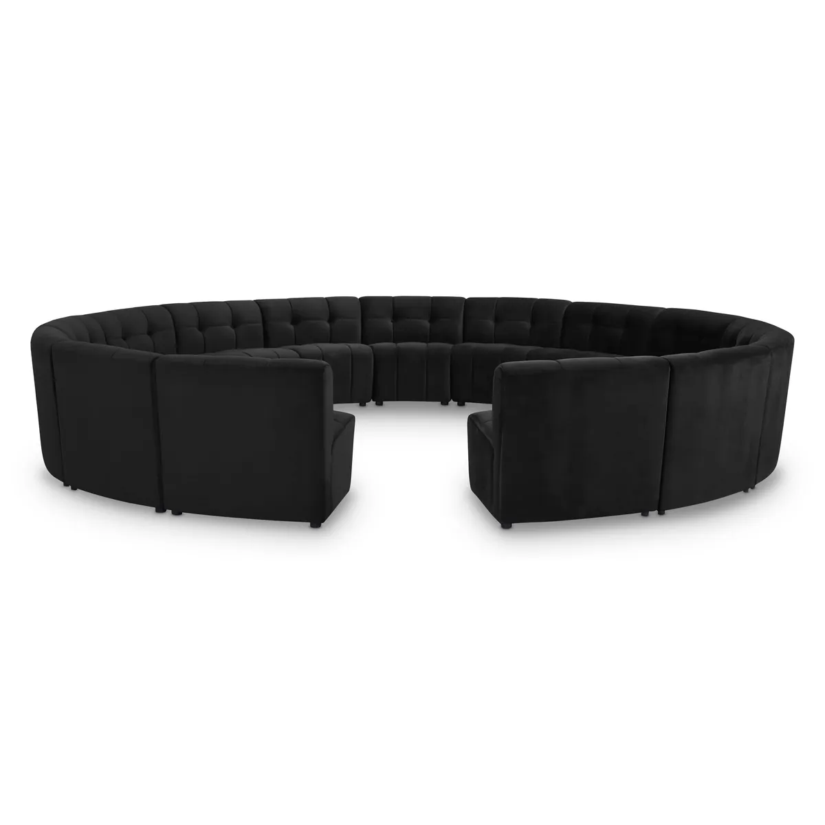 Limitless - 15 Piece Modular Sectional - Black