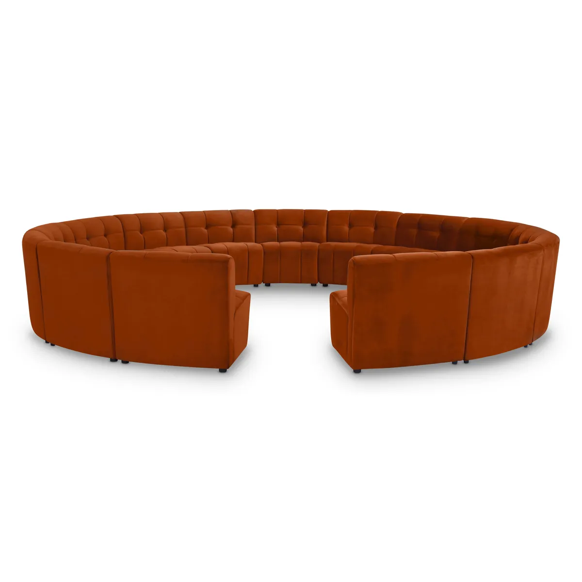 Limitless - 15 Piece Modular Sectional - Cognac