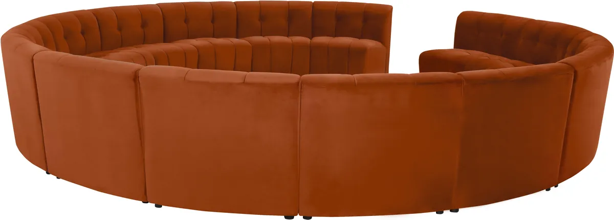 Limitless - 15 Piece Modular Sectional - Cognac