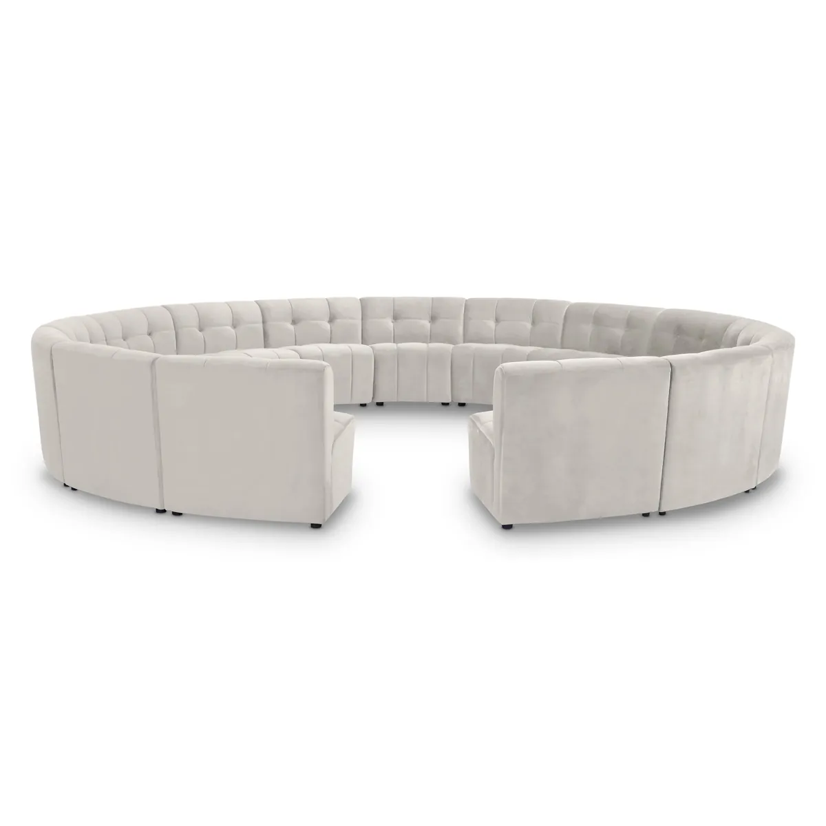 Limitless - 15 Piece Modular Sectional - Cream