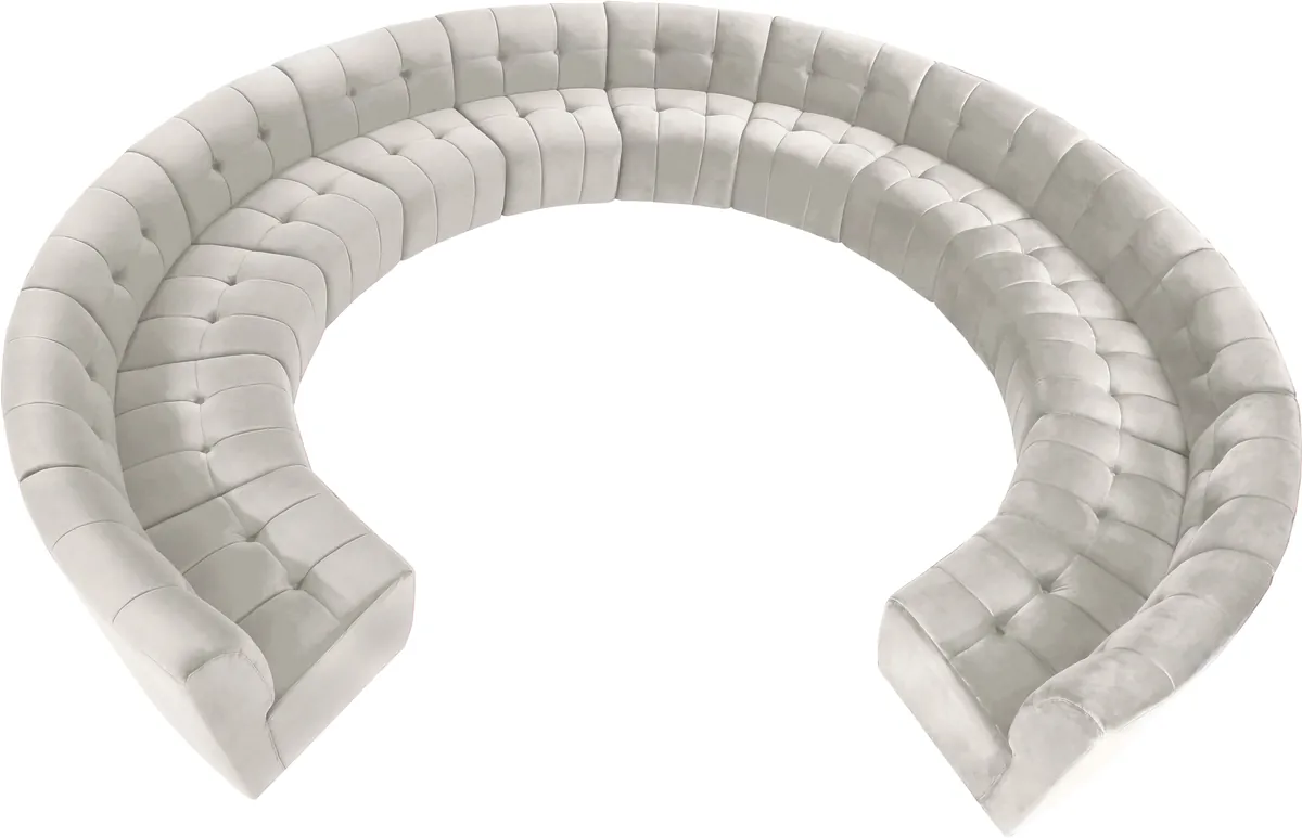 Limitless - 13 Piece Modular Sectional - Cream
