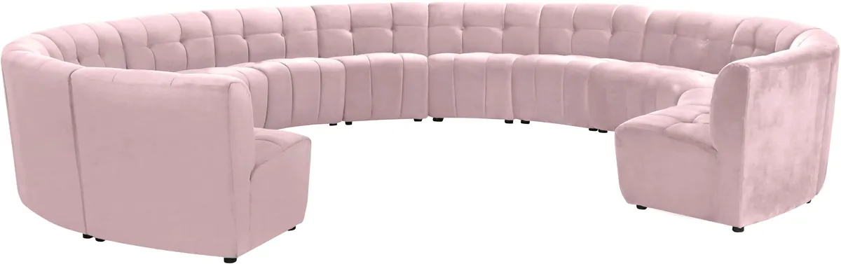 Limitless - 13 Piece Modular Sectional - Pink