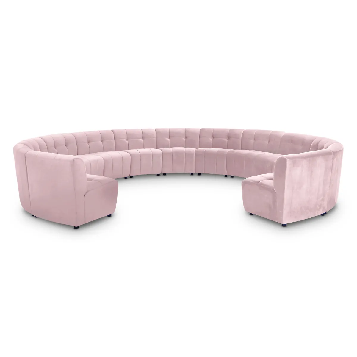 Limitless - 13 Piece Modular Sectional - Pink