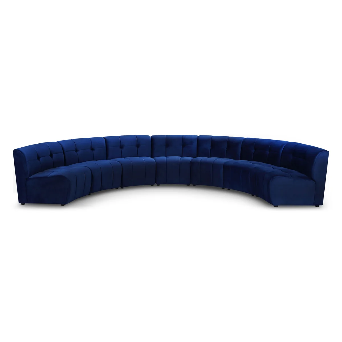 Limitless - 7 Piece Modular Sectional - Navy
