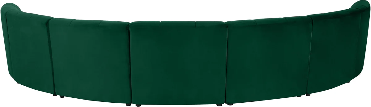 Limitless - 7 Piece Modular Sectional - Green