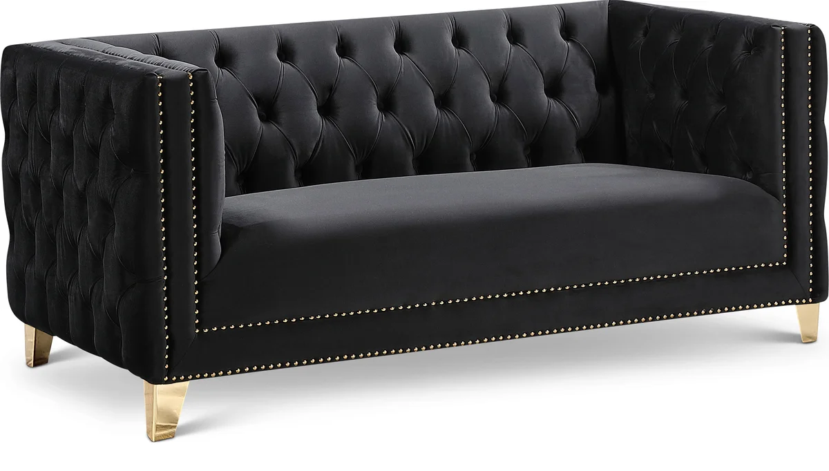 Michelle - Loveseat - Black