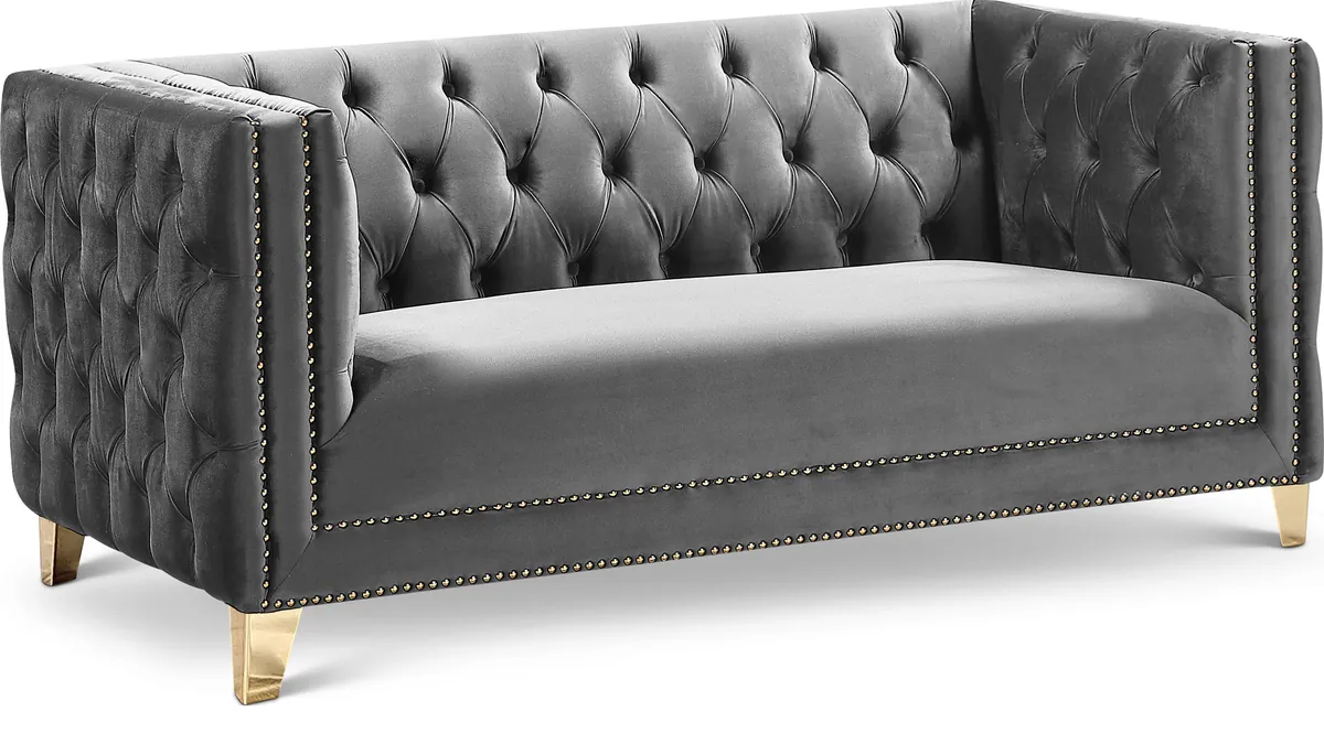 Michelle - Loveseat - Gray