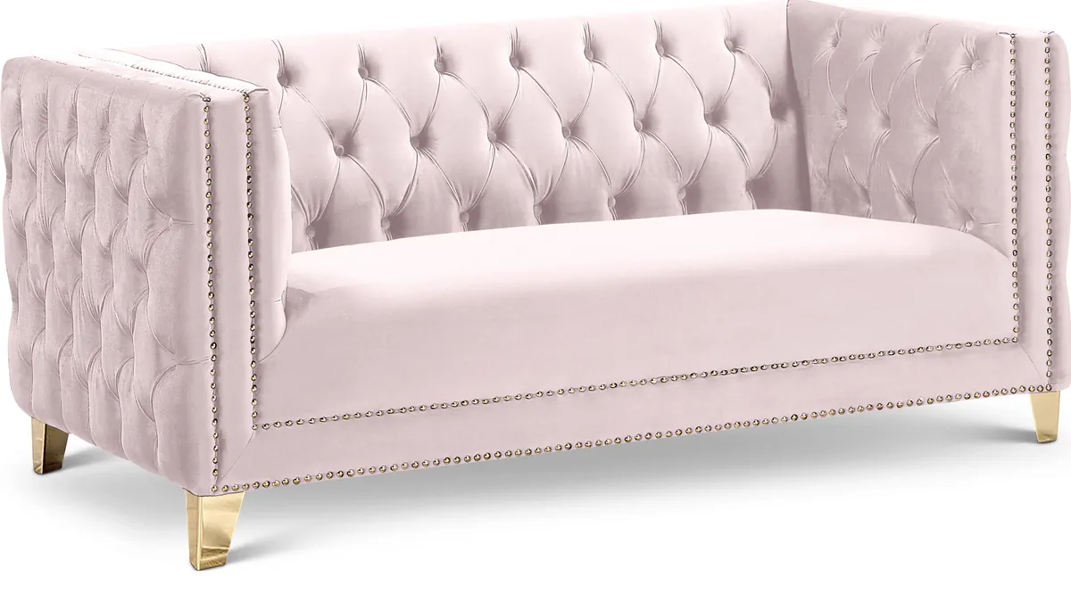 Michelle - Loveseat - Pink