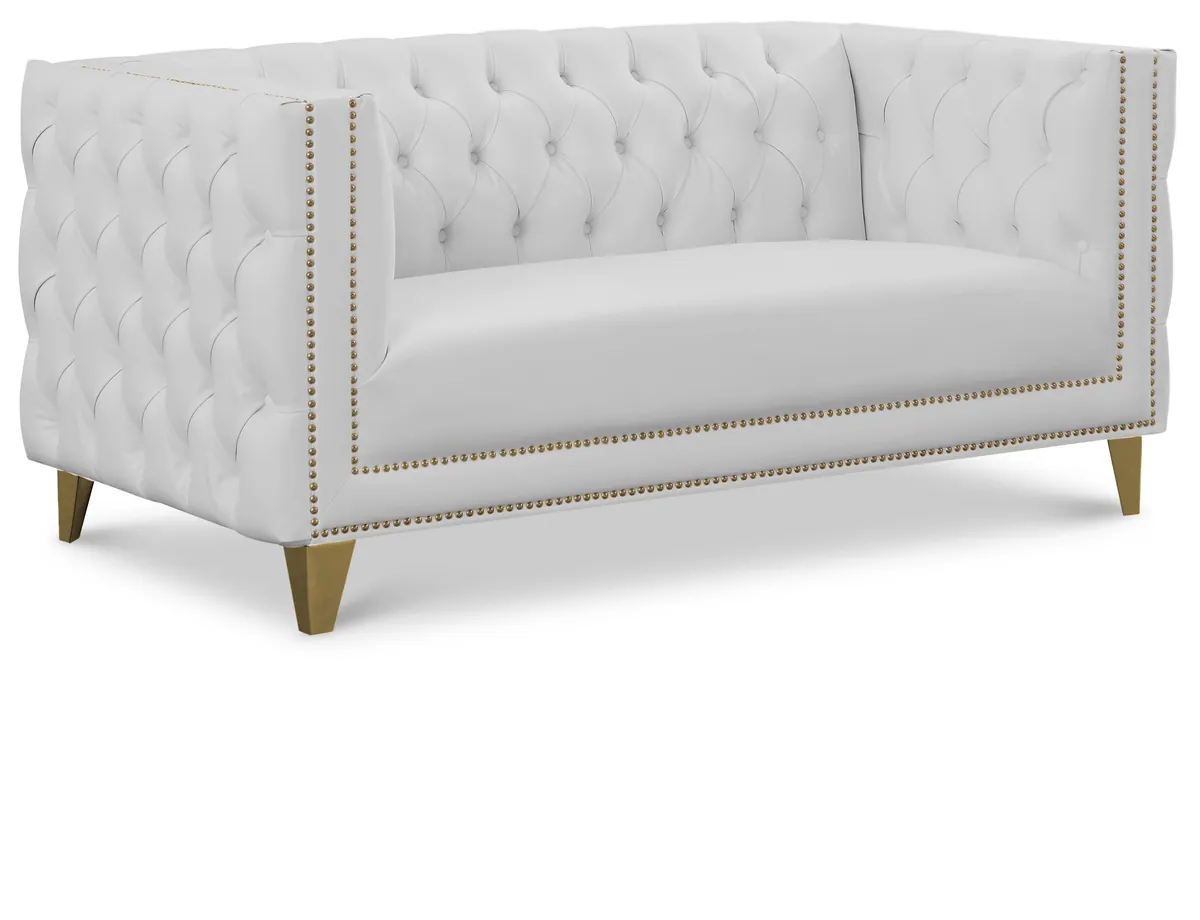 Michelle - Loveseat - White