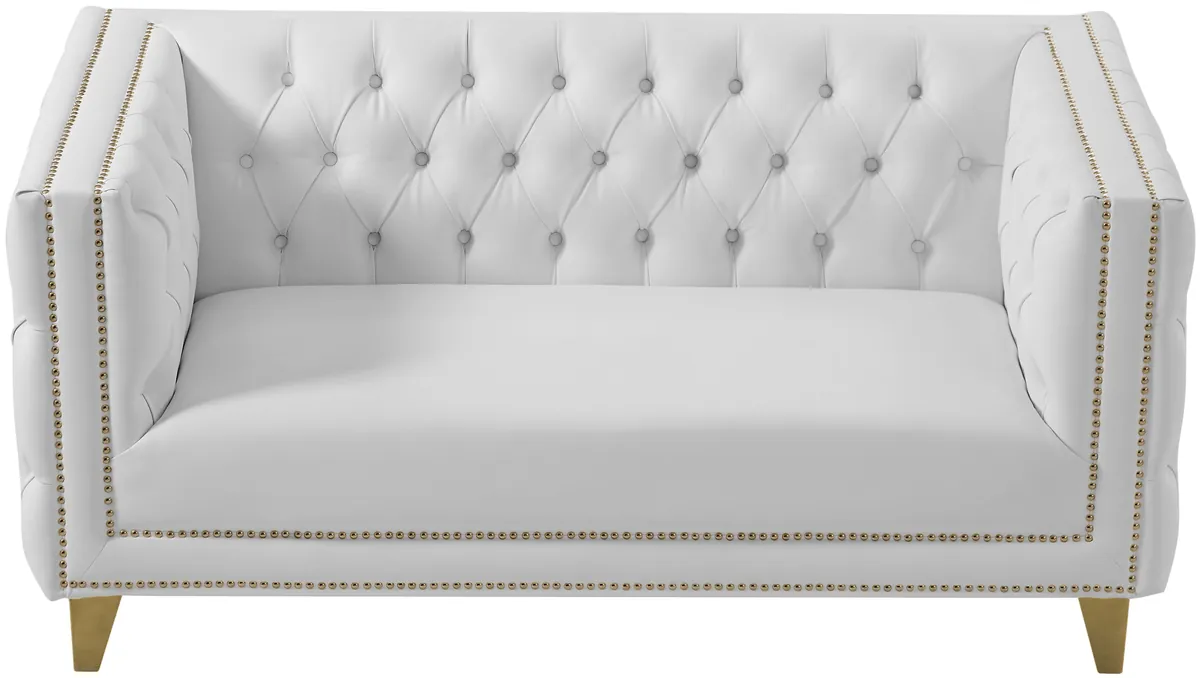 Michelle - Loveseat - White