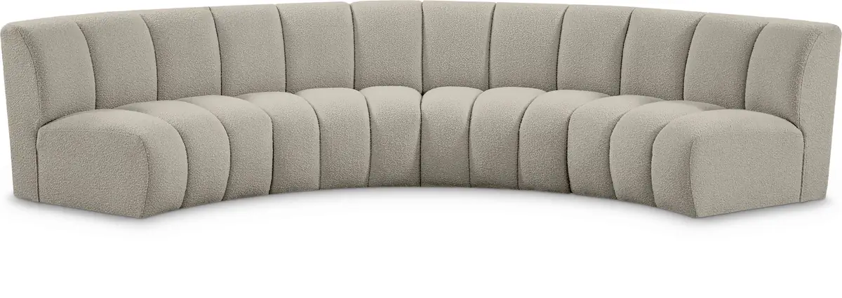 Infinity - 4 Piece Modular Sectional - Light Brown