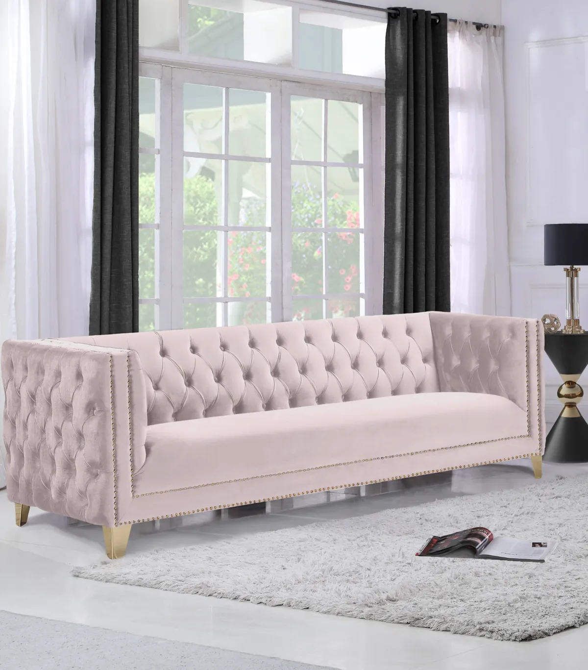 Michelle - Sofa - Pink - View 2