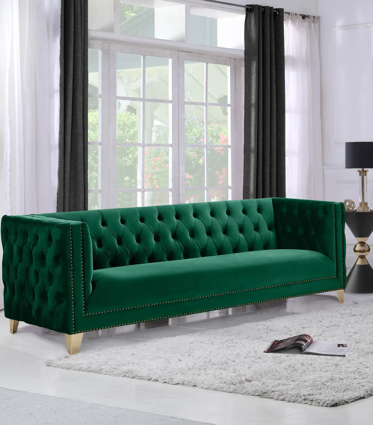 Michelle - Sofa - Green - View 2