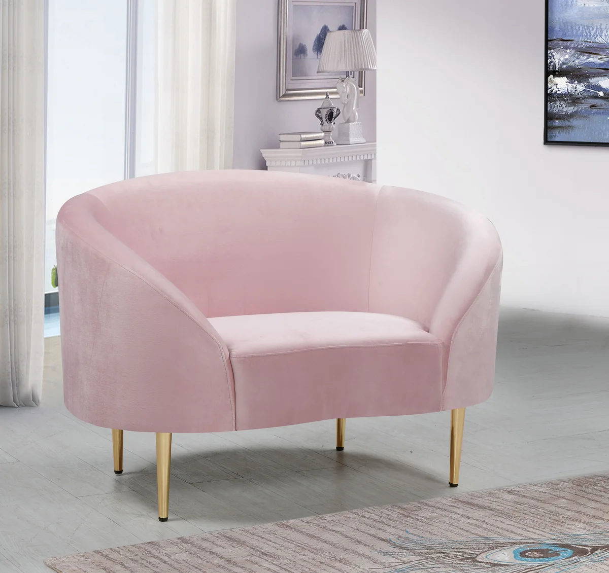 Ritz - Chair - Pink - View 2