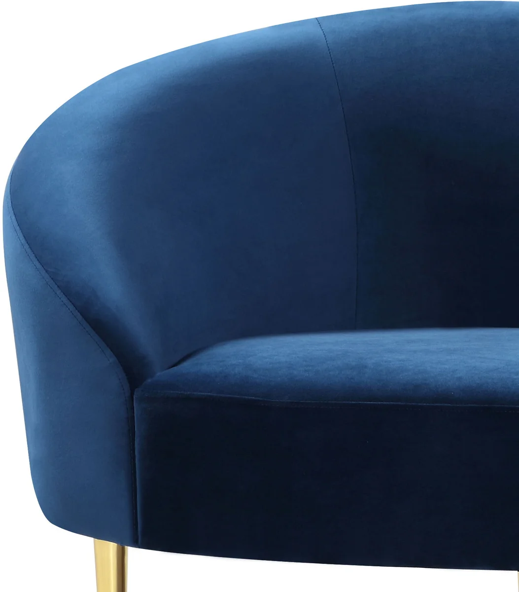 Ritz - Loveseat - Navy