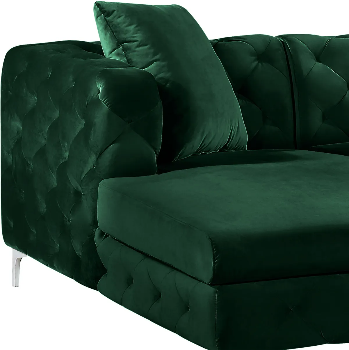 Gail - 3 Piece Sectional - Green