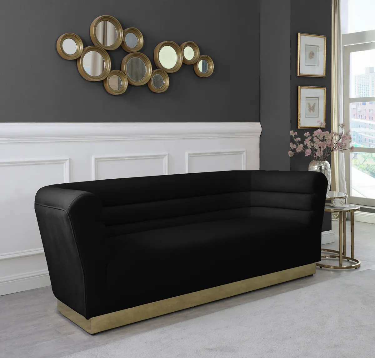 Bellini - Sofa - Black - View 2