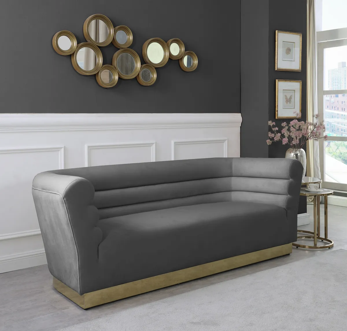 Bellini - Sofa - Gray - View 2