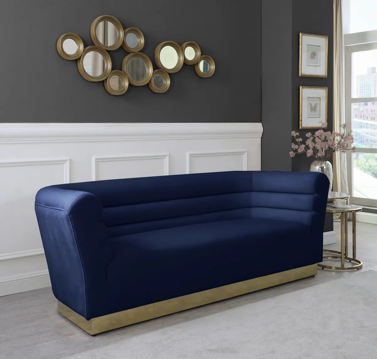 Bellini - Sofa - Navy - View 2