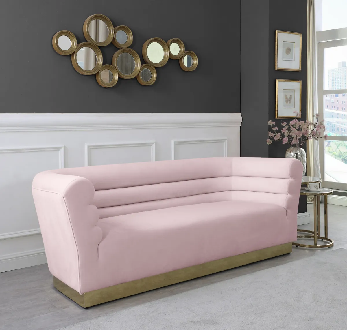 Bellini - Sofa - Pink - View 2