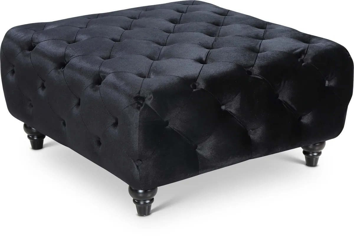 Chesterfield - Ottoman - Black