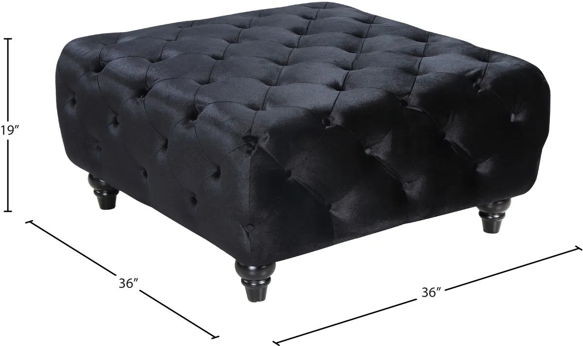 Chesterfield - Ottoman - Black