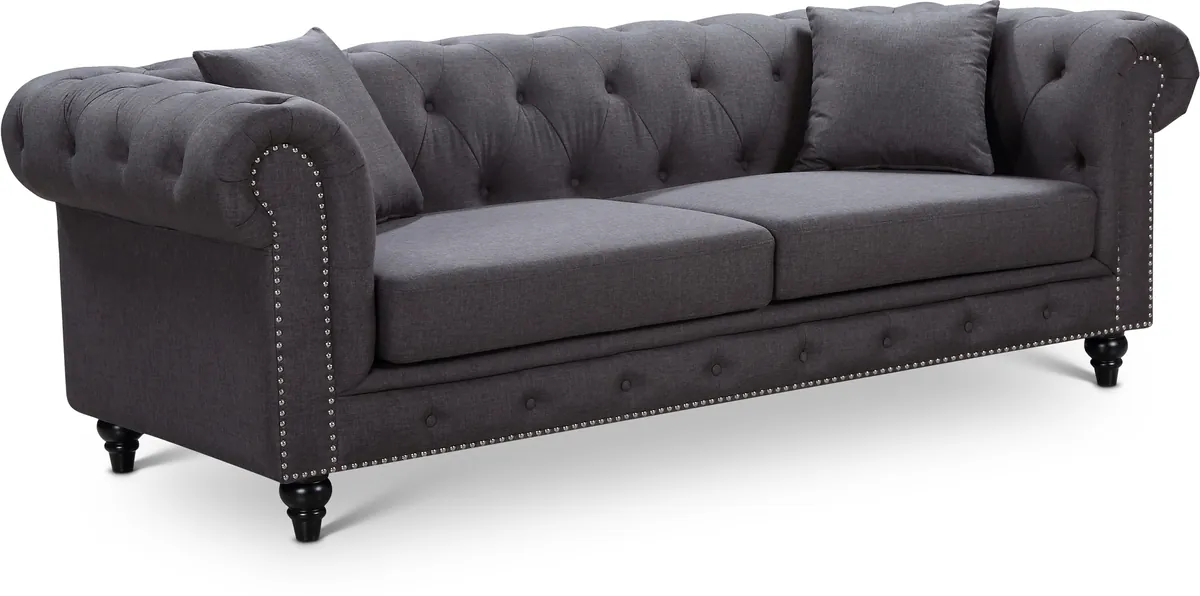Chesterfield - Sofa - Gray
