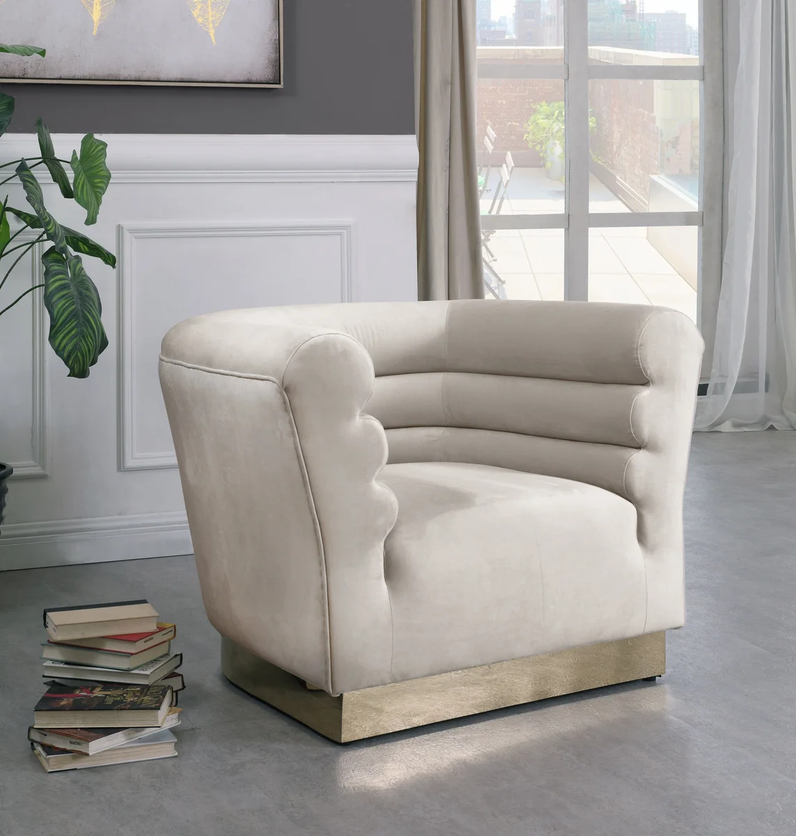 Bellini - Chair - Cream - View 2