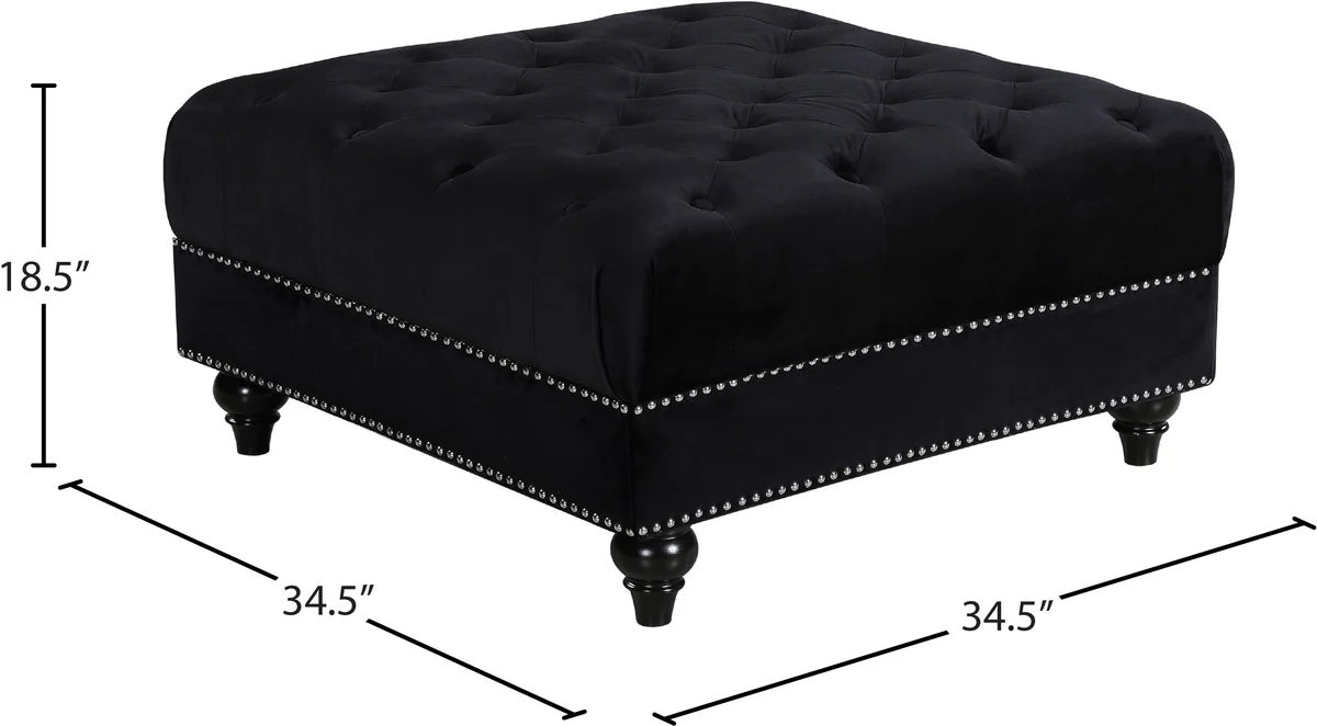 Sabrina - Ottoman - Black