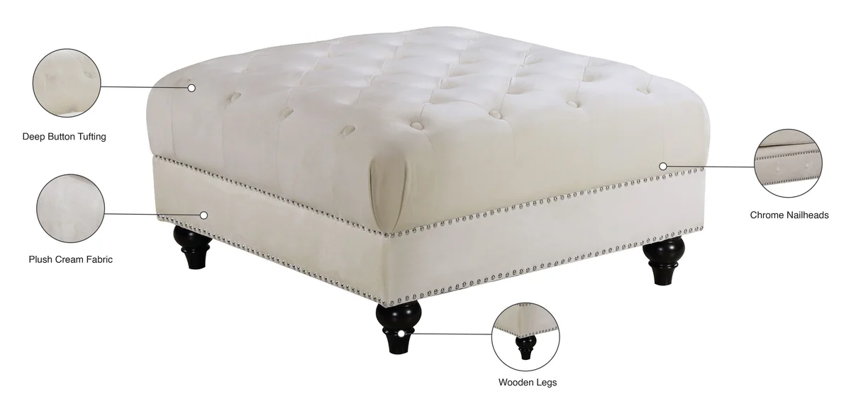 Sabrina - Ottoman - Cream