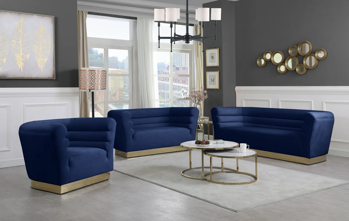 Bellini - Loveseat - Navy