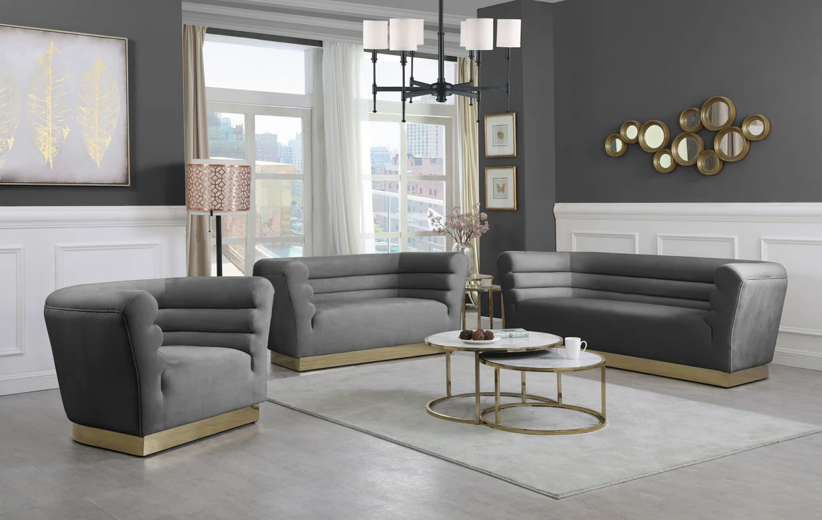 Bellini - Loveseat - Gray