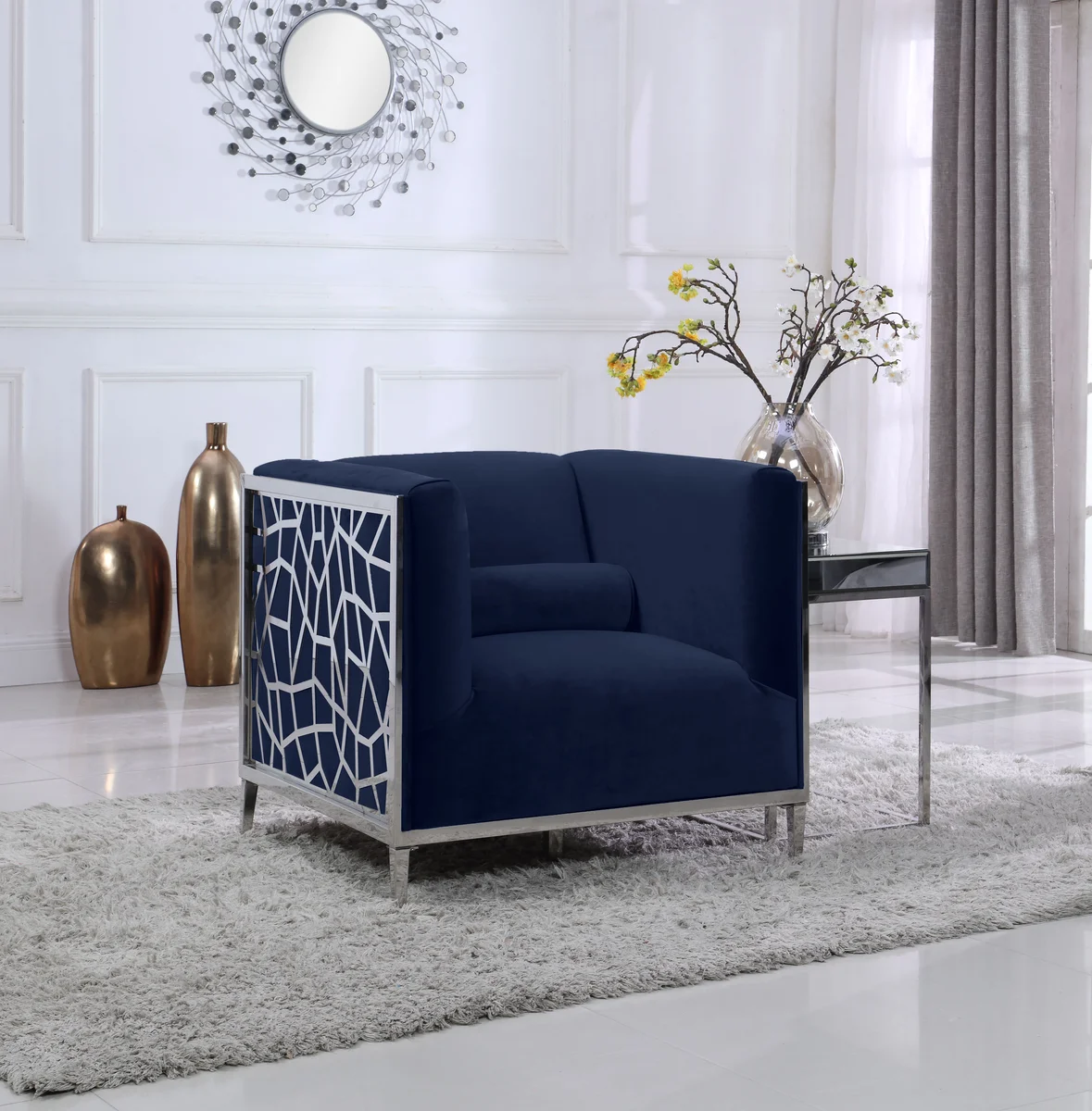 Opal - Chair - Navy - View 2
