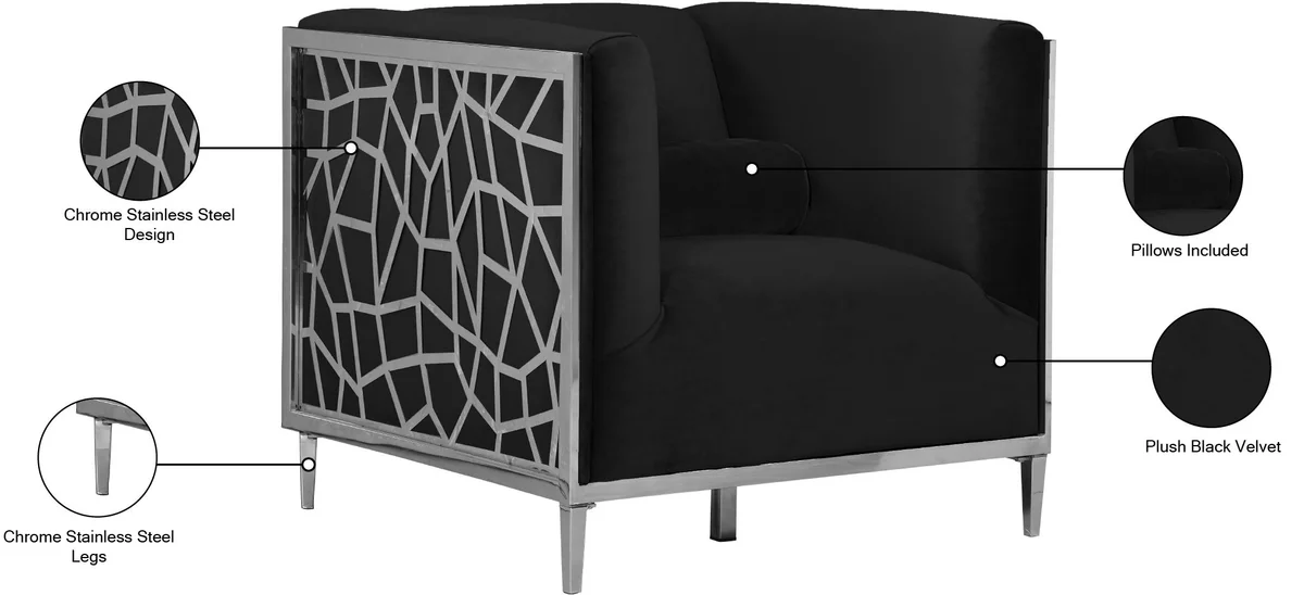 Opal - Chair - Black