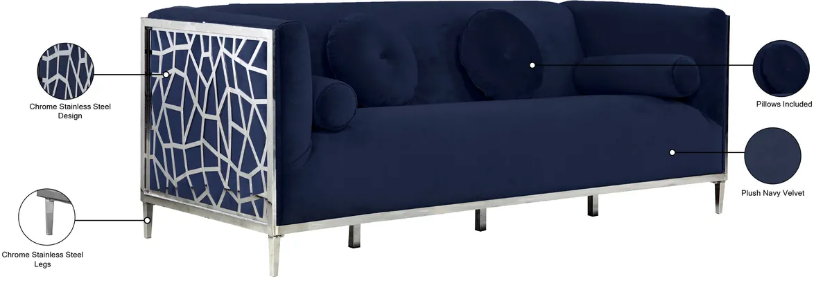 Opal - Sofa - Navy