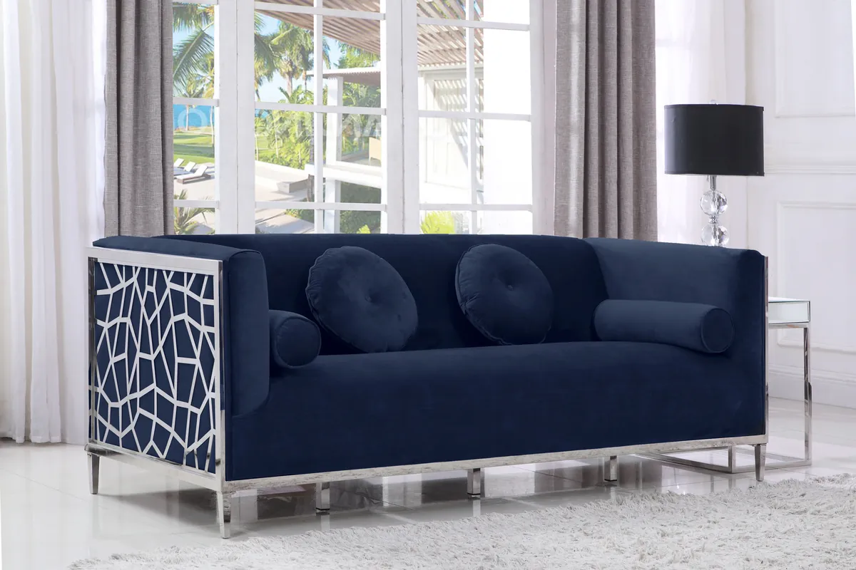 Opal - Sofa - Navy - View 2