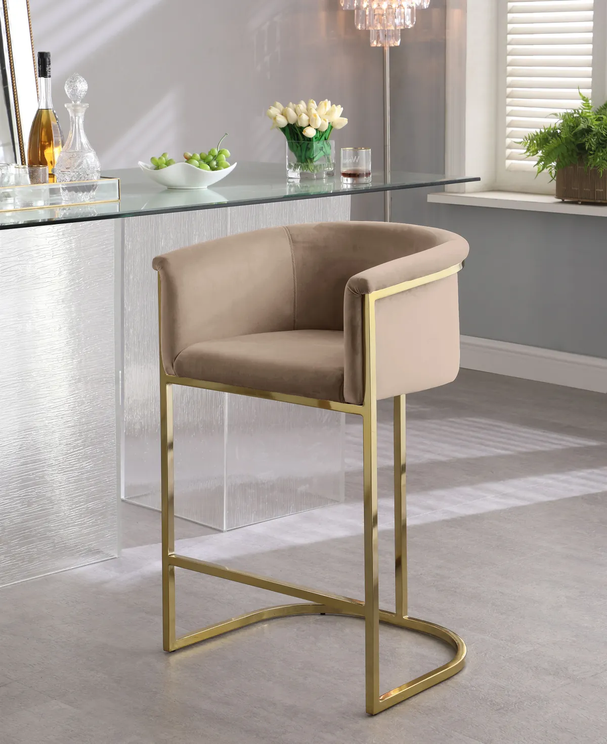 Donatella - Stool - Beige