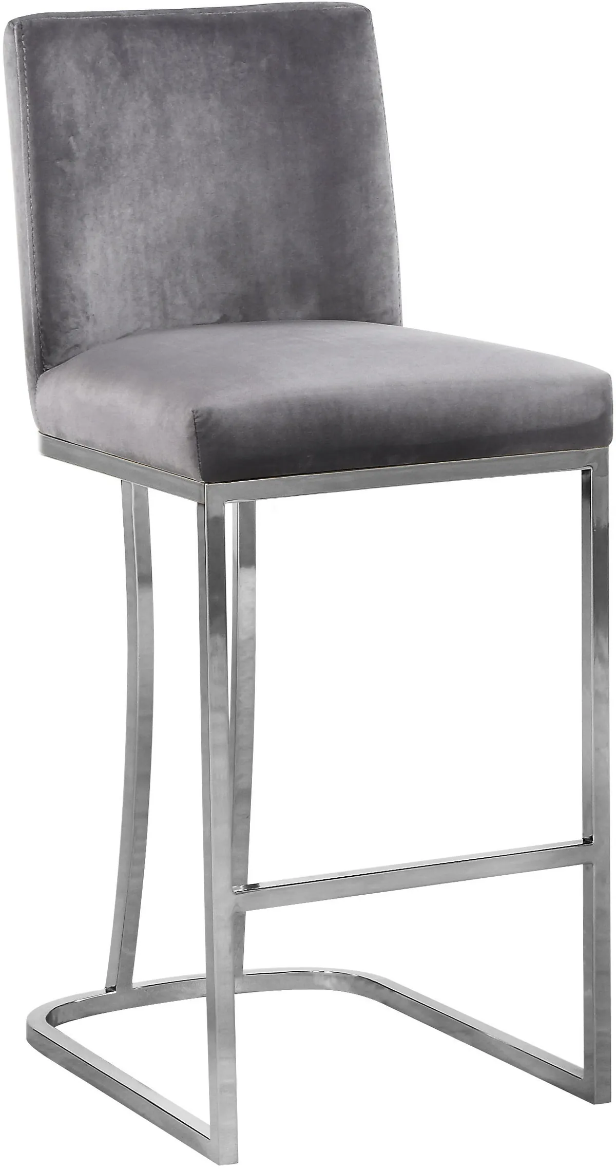 Heidi - Stool - Gray - Fabric