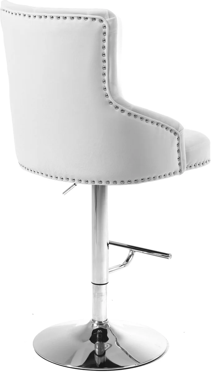 Claude - Adjustable Stool - White - View 2
