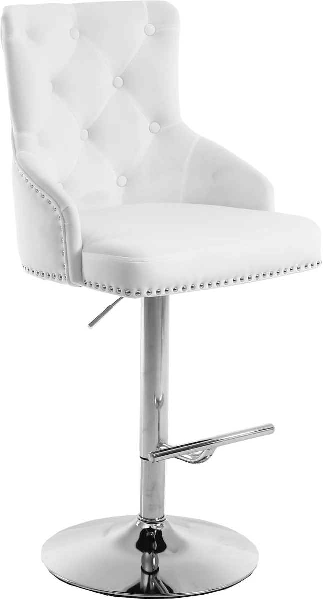 Claude - Adjustable Stool - White