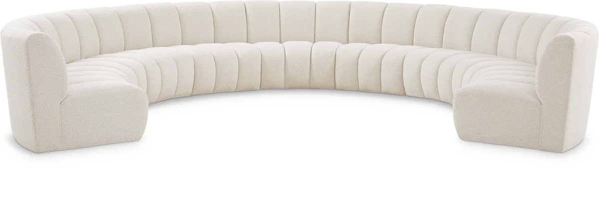 Infinity - 9 Piece Modular Sectional - Cream