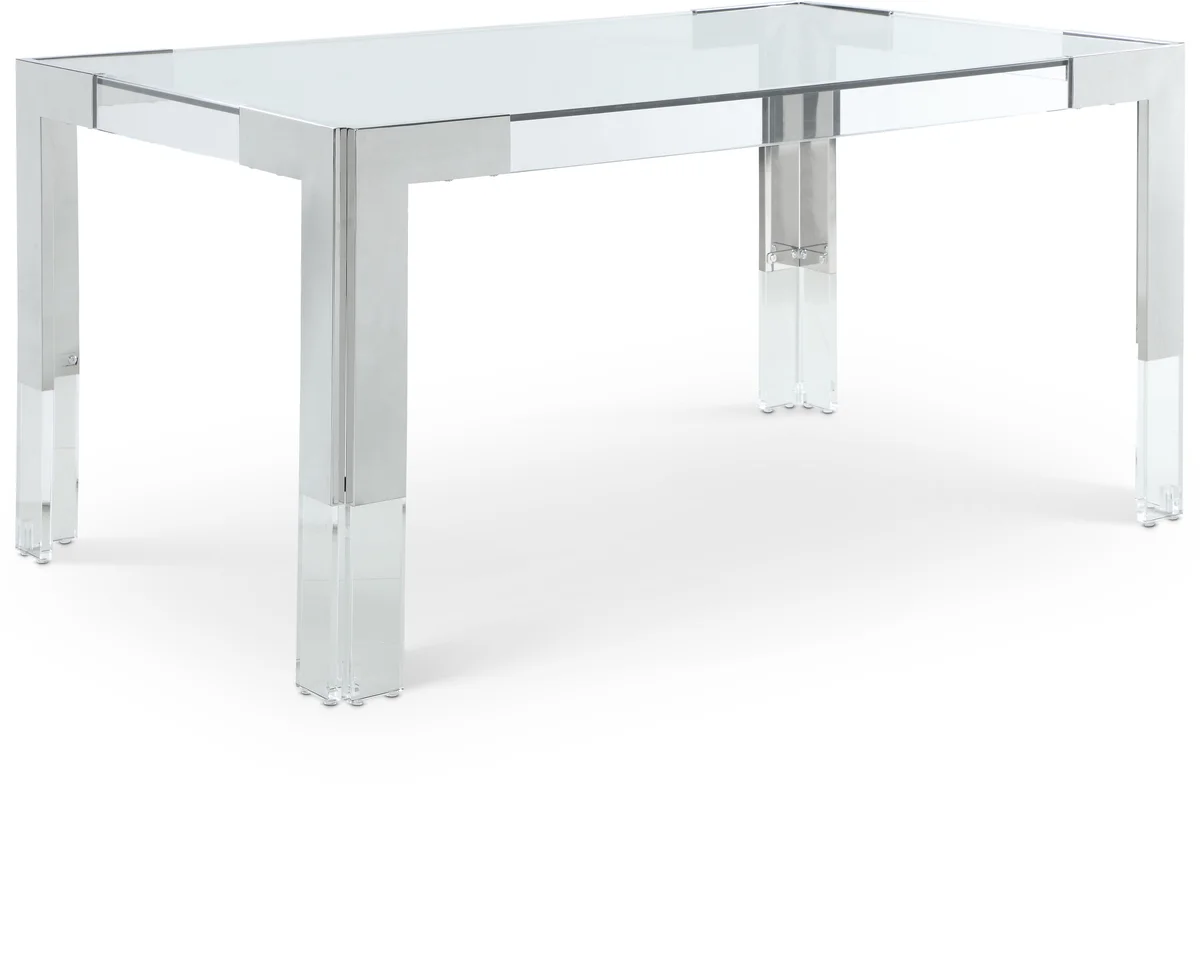Casper - Dining Table - Pearl Silver