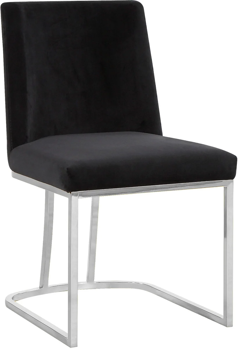Heidi - Dining Chair (Set of 2) - Black - Fabric