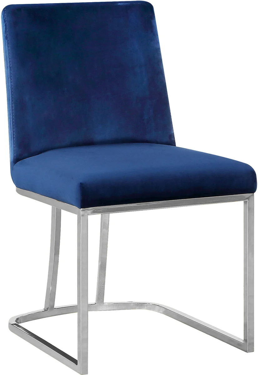Heidi - Dining Chair (Set of 2) - Navy - Fabric
